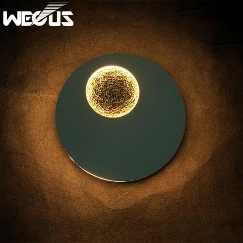 Creative designer wall light led foyer decorative wall sconce fixture corridor stair lamp luminaire applique wandleuchte