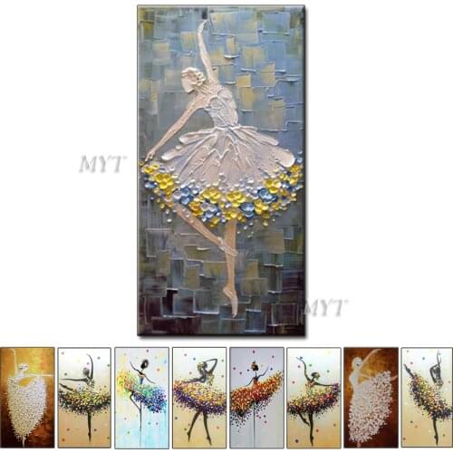 Wall Pictures For Living Room Oil Painting On Canvas Abstract Art Ballet Painting Modern Home Villa hotel Sitting Room Corridor