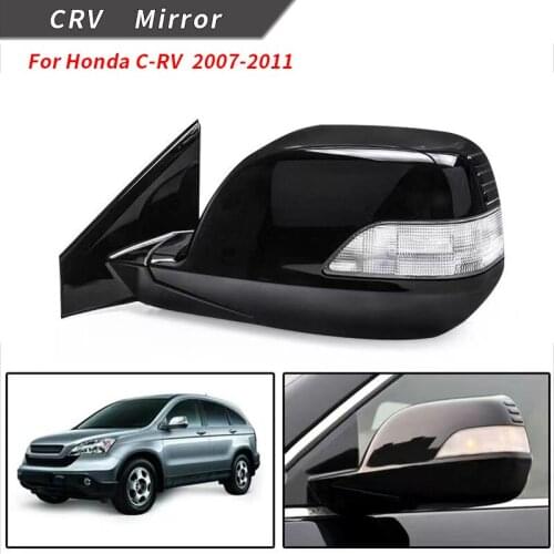 Applicable to Honda 07/08/09/10/11 CRV RE1 RE2 RE4 with LED lamp heating electronic folding ZUK car exterior rearview mirror ass