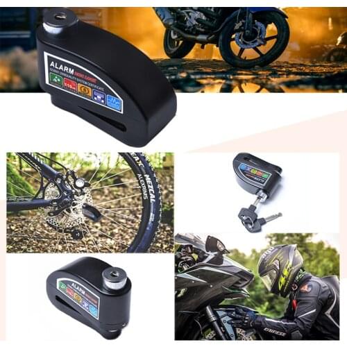 1pcs 110DB Motorcycle Anti-theft Lock Motorcycle Disc Brake Anti-theft Lock Motorcycle Super B-class Lock Core Anti-theft Lock