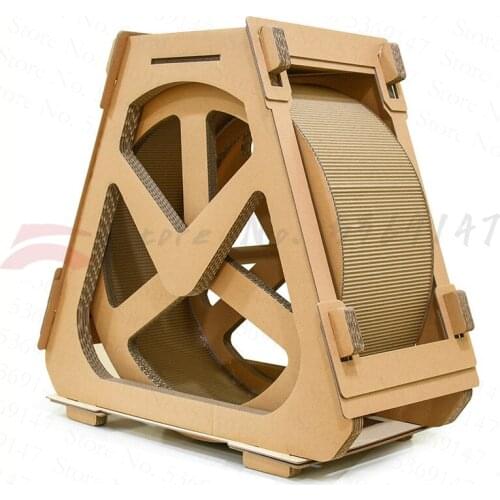 Cat Treadmill Roller Sport Pet Cat Scratch Board Corrugated Cat Supplies Ferris Wheel Cat Running Wheel Weight Loss Device