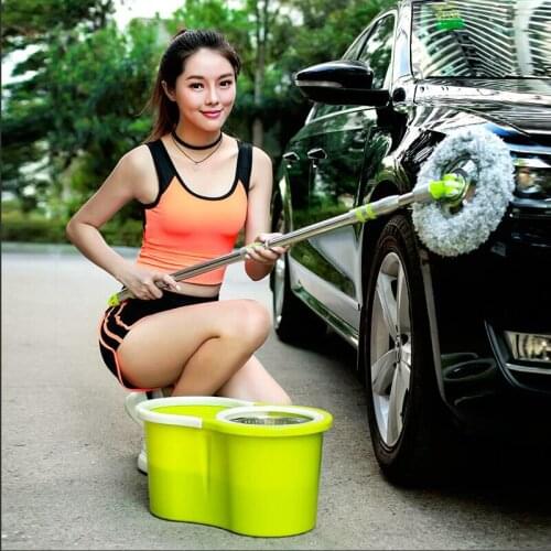 Car Wash Brush Adjustable Telescopic Bar Grooving Mop Motor Cleaning Tool Car Accessories Multifunctional Soft Brush