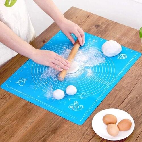 Silicone Kitchen Kneading Dough Pad Flexible Non-Stick Baking Mat Cookie Cake Pastry Tools