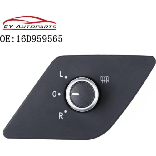 YAOPEI New 16D959565/ 5C7 959 565 C D H F Mirror Control Heat Fold Knob Switch For Volkswagen VW Jetta MK6 2011-2013