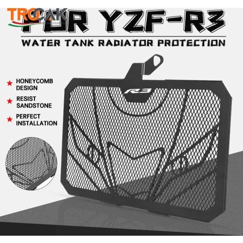 Motorcycle Radiator Grille Guard Protector Cover For YAMAHA YZF-R3 2015-2020 2017 2018 2019 YZF R3 Oil Cooler Protection Covers