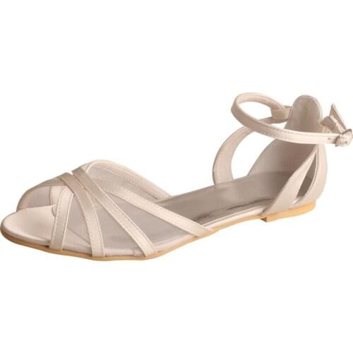 23 Colors Ivory Bridal Peep Toe Plus Size 12 Women Sandals Summer