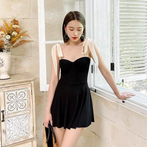 Female Swimwear One Piece Beachwear Swim Suit Swimsuit Push Up 2021 New Women Skirt Slim Print Polyester Sierra Surfer Bathing