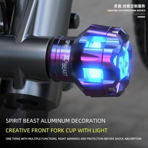 Spirit Beast Front Fork Motorcycle Frame Sliders Moto Protection Scooter pitbike for benelli honda kawasaki suzuki yamaha bmw