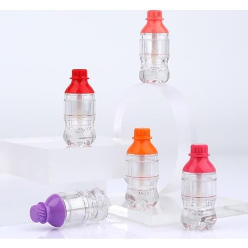 5pcs 5ml Coke Bottle Lip Gloss Tube Bottle Empty Lipstick Tube Plastic Transparent Lip Gloss Cosmetic Packaging Container