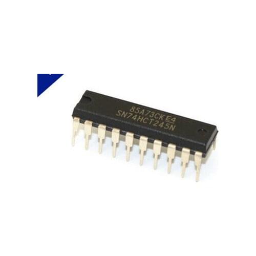 5Pcs 74HCT245N HCT245N 74HCT245 DIP20 new and original Octal bus transceiver; 3-state IC NEW