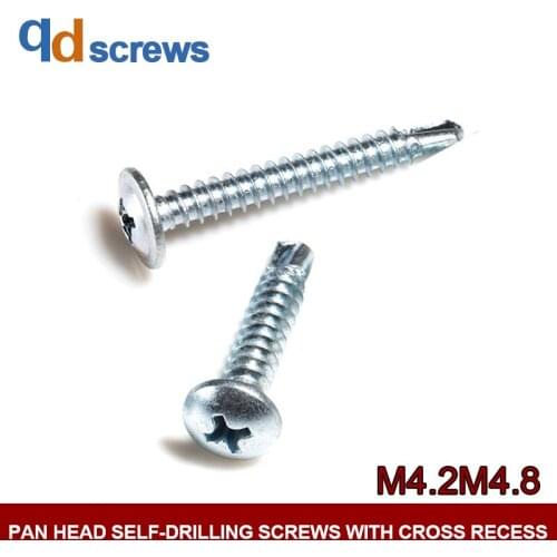 8.8 M4.2M4.8 Pan head screws with cross recess Phillips head self-drilling screw with cushion