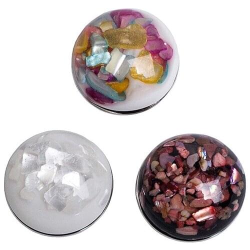 DIY 18mm Acrylic snaps button with copper bottom for snaps bracelets fit ginger snaps jewelry RB18-8