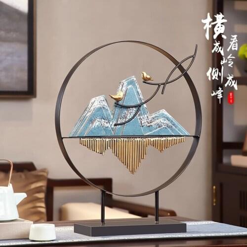 Home accessories resin embellishments Zen home furnishings decor Creative living room TV cabinet office decoration crafts