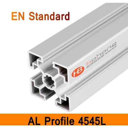 4545L Aluminium Profile EN Standard DIY Brackets Aluminium AL Extrusion CNC 3D DIY Printer Parts Aluminum Rectangle Pipe T Type