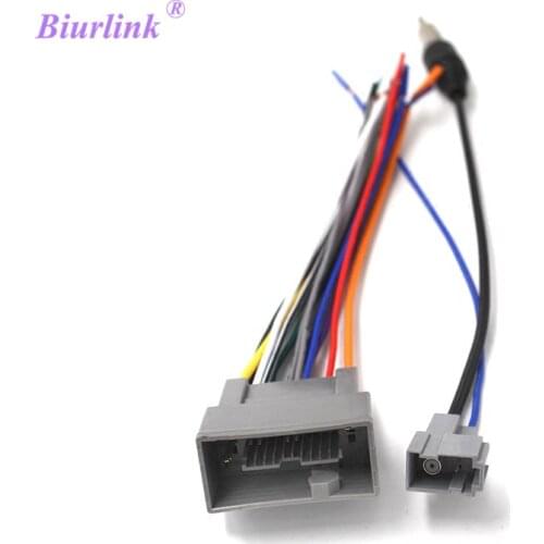 Biurlink Car Radio Stereo FM/AM Female/Male Antenna Harness Wire Cable Adapter for Honda