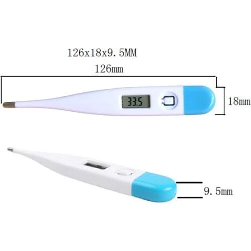 Portable Accurate Clear Thermometer Electronic Digital LCD Screen Display Baby Celsius Thermometer Children Adults Thermometer