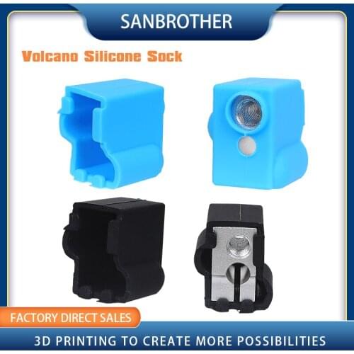 3D Printer Parts Volcano Silicone Socks with Heated Aluminium Block for V6 J-head Hotend Extruder Reprap Block Protective Cover