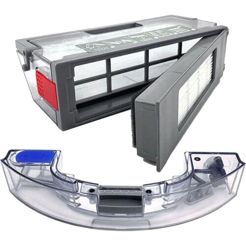 Vacuum Cleaner Dust Box Filter for Ecovacs Deebot OZMO T8 DX55 DJ65 T5 N5 Robot Vacuum Cleaner Replacement Water Tank
