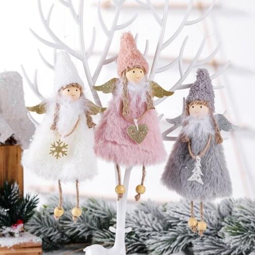 2021 New Year New Love Angel Christmas Decoration Creative Christmas Tree Pendant Childrens Christmas Gift