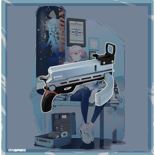 Hot Game Arknights Blue Poison EVA Crossbow Prop Cosplay Props Weapons for Halloween Christmas Party Replica Weapon Accessories