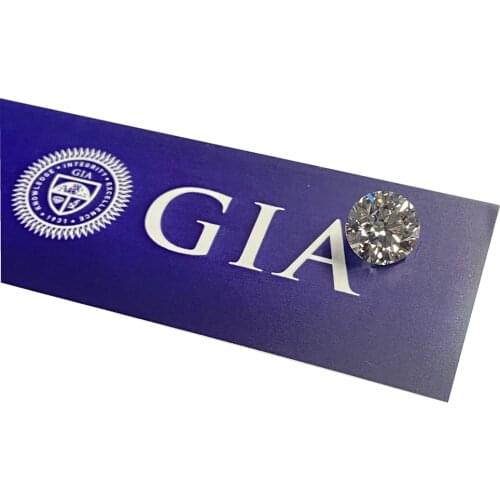 Lab Grown Synthetic Loose Gemstone Very Good Quality Excellent Cut 6.5mm D VS 1 Carat CVD HPHT Diamond For Ring