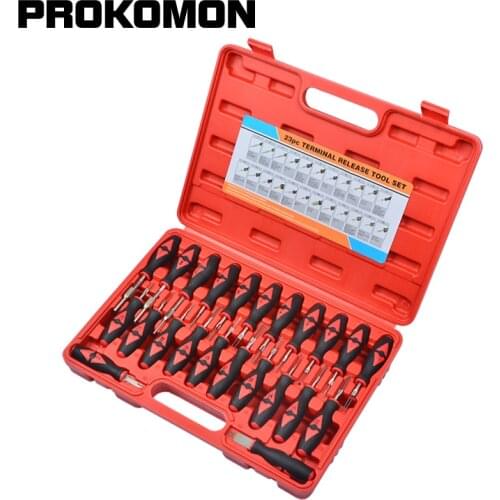 23pcs Car Universal Terminal Release Removal Tool Set Automotive Wiring Connector Crimp Pin Extractor For BMW Ford VW