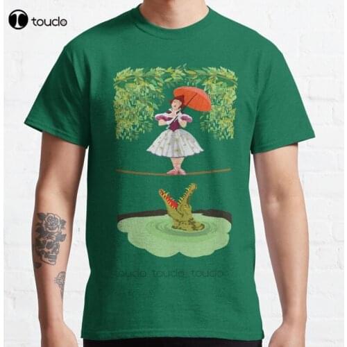 New Cute Halloween The Crocodile Girl Deadly Circus Classic T-Shirt Cotton Men Tee Shirt