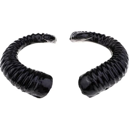 Artificial Ram Horns Costume Accessory for DIY Gothic Hair Headband Hoop