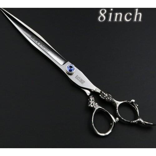 8 Inch Professional Pet Hair Scissors Barber Dog Grooming Cutting Shears Personality Dragon Head Handle