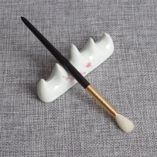 Q04 Professional Handmade Make Up Brush Soft Saikoho Goat Hair Nose Eye Shadow Blending Brush Acrylic Handle Makeup Brushes