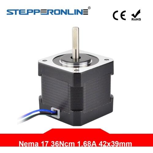 Nema 17 Stepper Motor 36Ncm(51oz.in) 1.68A 4-lead 39mm Length Nema17 Step Motor for CNC 3D Printer