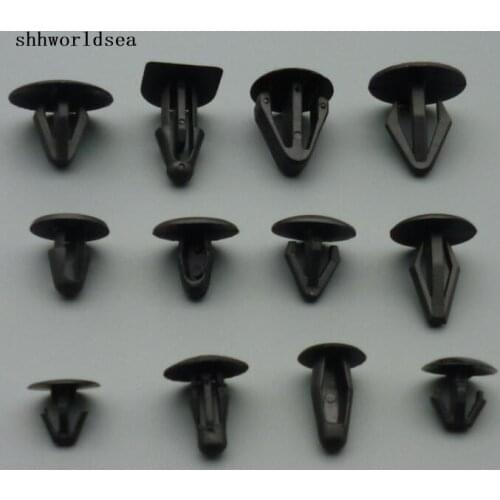 Shhworldsea 100pcs auto clip Headliner Cowl Grille Clip Hood Seal Hood Seal Retaining Clip for toyota for lexus for mazda