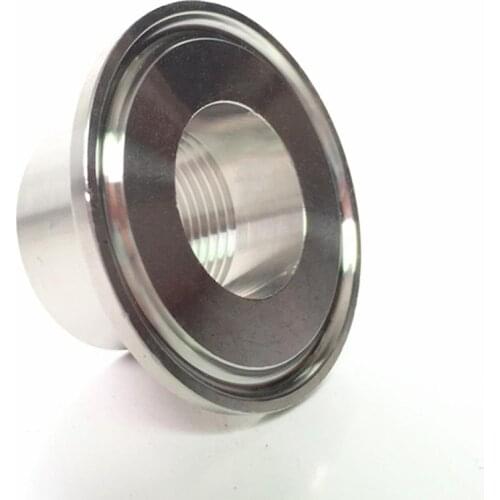 1-1/2" BSPT Female x 2" Tri Clamp SUS 304 Stainless Steel Sanitary Coupler Fitting Home Brewing Beer