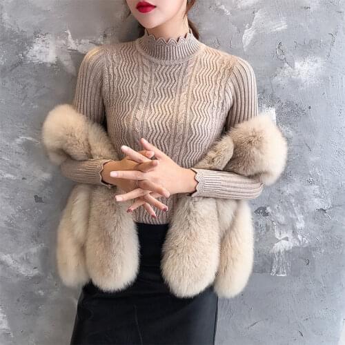 Feminino And Winter 2019 New Semi-high Collar Womens Clothes Slim Tight Sweater Ladies'top Sleeve Knitted Underwear