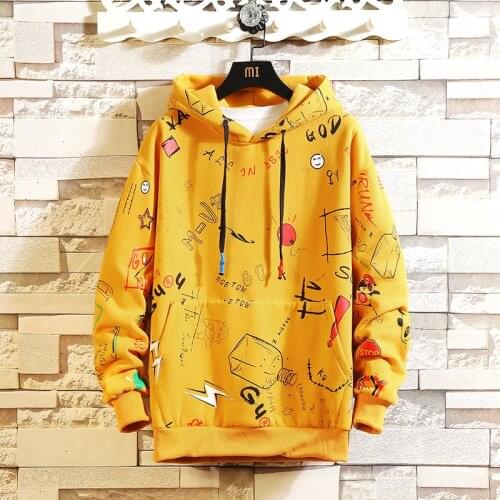 2020 AUTUMN Spring Fashion High Quality Men Hip Hop Punk Streetwear Long Sleeve Pullover Hoodies Sweatshirt Clothes