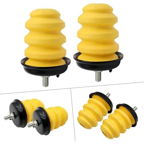 2X Car Rear Suspension Frame Axle Rubber Leaf Spring Bumper Bump Stop FOR 99-06 SILVERADO 1500 HD 523-049