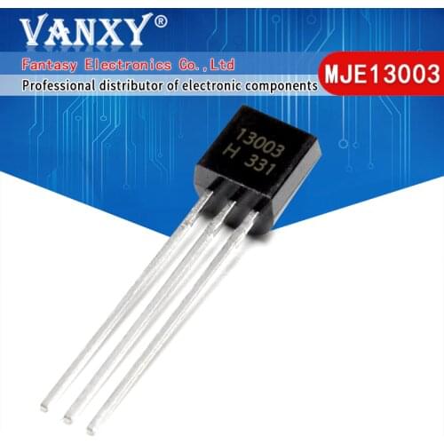 50PCS MJE13003 TO-92 13003 TO92 E13003 new triode transistor