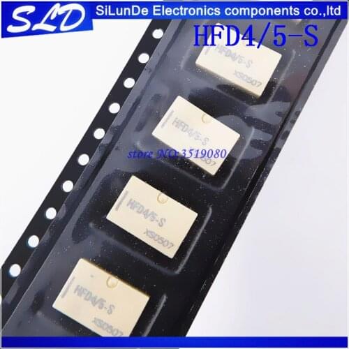 Free Shipping 10pcs/lot HFD4/5-S 2A 30VDC 5V 0.5A 125VAC New and original IN STOCK