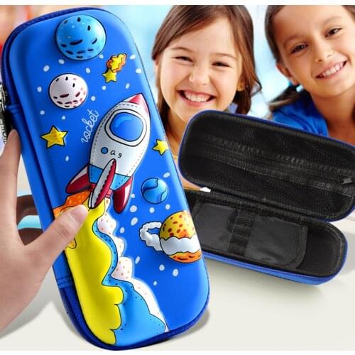 3D Aerospace Pencil Case Student Pencil Pouch Coin Pouch Cosmetic Bag Office Stationery