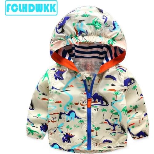 Kids Jacket Boys Outerwear Coats Clothing For Baby Girls Boys Coat Cartoon Printed jacket Autumn Kids Outerwear Children Clothes