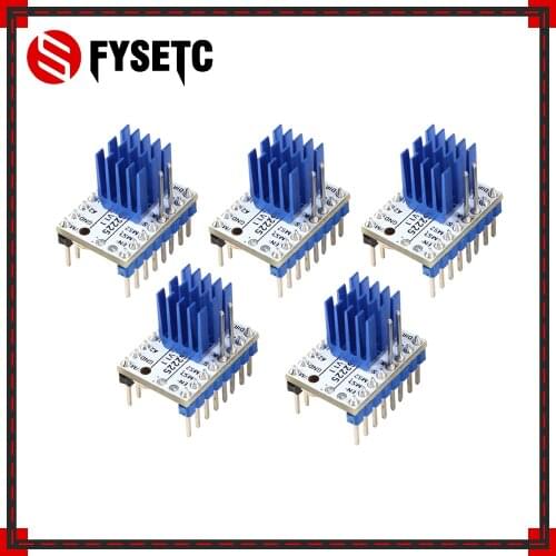 Replace TMC2208 TMC2209 6pcs TMC S2225 V1.1 TMC2225 Step Motor Driver UART Stepsticks Mute Driver 256 Microsteps Current 2A Peak