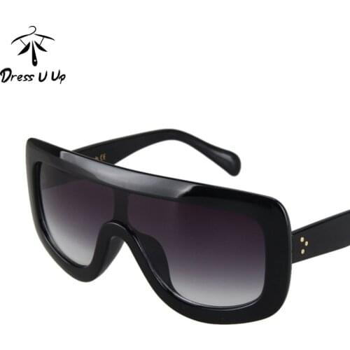 DRESSUUP New Square Sunglasses Women Brand Designer Big Frame Shades Gradient Sun Glasses Oculos De Sol Feminino Lentes