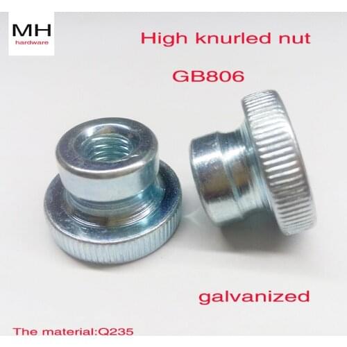 High knurled nut Hand a nut M3 M4 M5 M6 M8 M10
