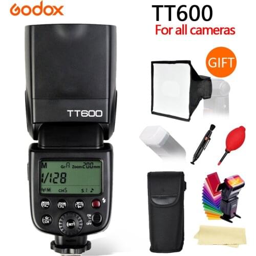 Godox TT600S TT600 Flash Speedlite Built-in 2.4G Wireless Trigger System GN60 for Canon Nikon Sony Pentax Olympus Fujifilm