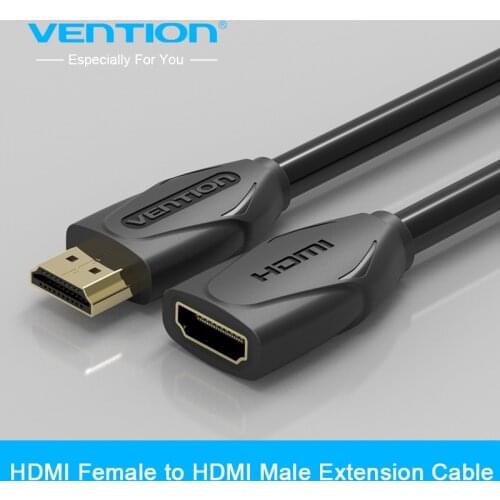 Vention HDMI Extension Cable male to female 1M/2M/3M/5M HDMI 4K 3D 1.4v HDMI Extended Cable for HD TV LCD Laptop PS3 Projector