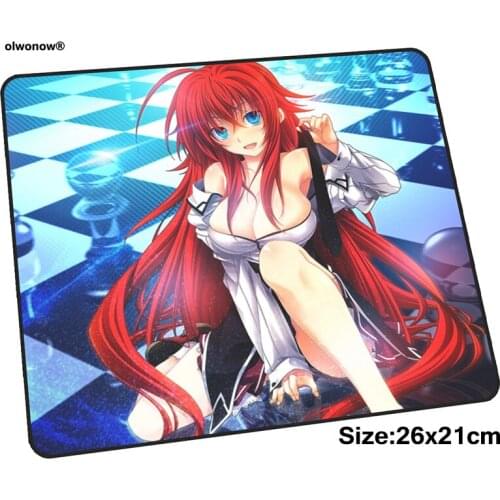 High school dxd mousepad 26x21cm gaming mouse pad gamer mat Professional game computer desk padmouse keyboard Indie Pop play mat