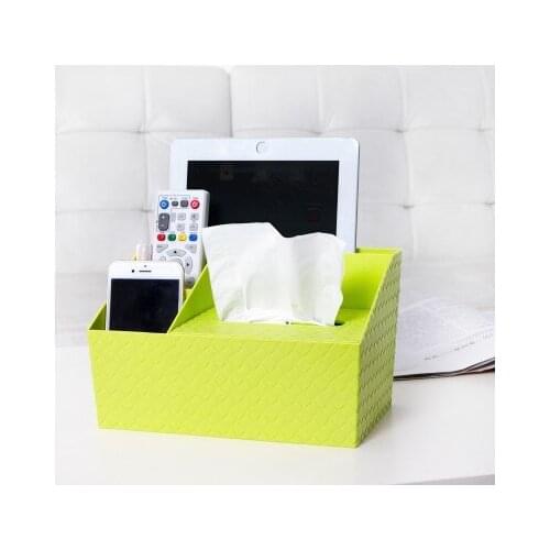 BF040 Creative desktop storage box office Home Furnishing multifunctional box pumping paper towel tissue box 23*13.5*14CM