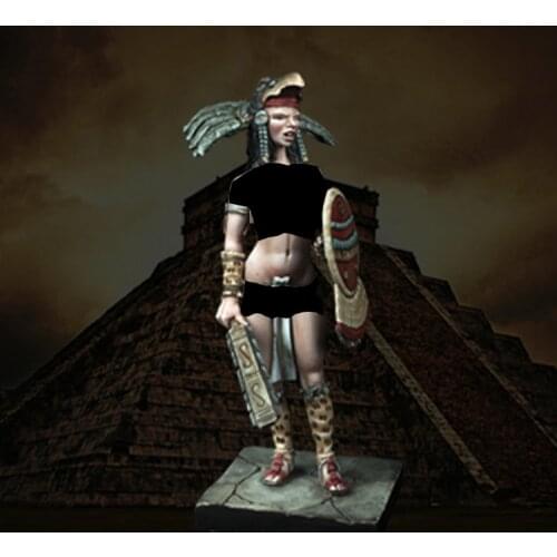 1/24 Ancient female warrior Resin Model figure GK Ancient war theme Unassembled and unpainted kit