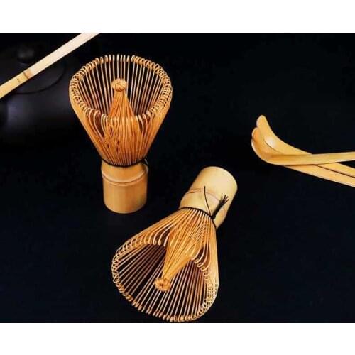 Fashion Hot Natural Bamboo Chasen Matcha Whisk Preparing For Green Tea Powder Chasen Brush Tool for Matcha New SN2598