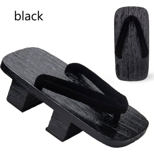 Man Wooden Flip Flops Japanese Geta Clogs Ethnic Summer Women And Men Unique Flip Flops Slippers Japanese Geta Cosplay Slippers